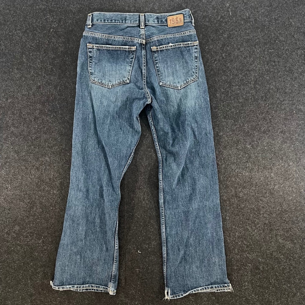 Gap 1969 Boot Fit Jeans Mens 30x30 Blue Vintage 90s Made In USA Skater Grunge - Picture 2 of 6